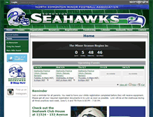 Tablet Screenshot of edmontonseahawks.com